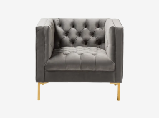 Armed Sofa beige Chair Soft Wool