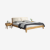 Modern King Sized Wooden Bed